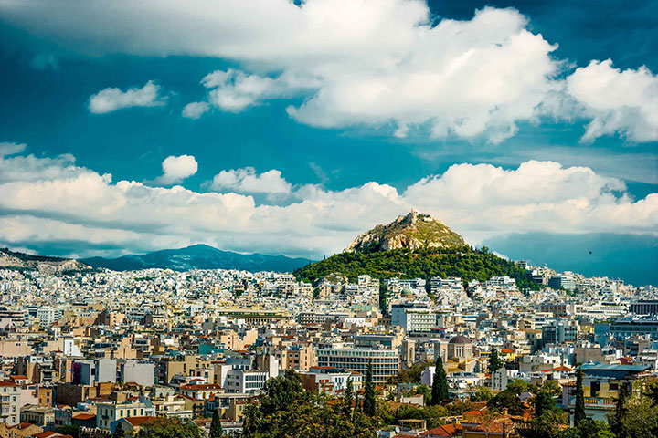 Athens and Lycabettus Hill