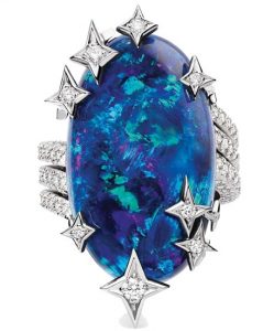 CHAUMET Opal & Diamond Ring