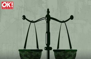 PTI WAS IN POWER DURING THE COURT MARTIAL OF 25 CIVILIANS.