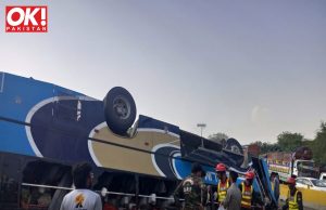 KALLAR KAHAR ROAD ACCIDENT LEAVES AT LEAST 13 DEAD AND 15 INJURED