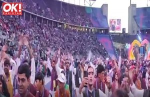 OPENING CEREMONY IN BERLIN’S OLYMPIA STADIUM FEATURES NATIONAL TEAM.