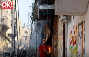 1.1 MILLION GAZANS HAVE BEEN TOLD BY ISRAEL THEY HAVE 24 HOURS TO LEAVE THE CITY.