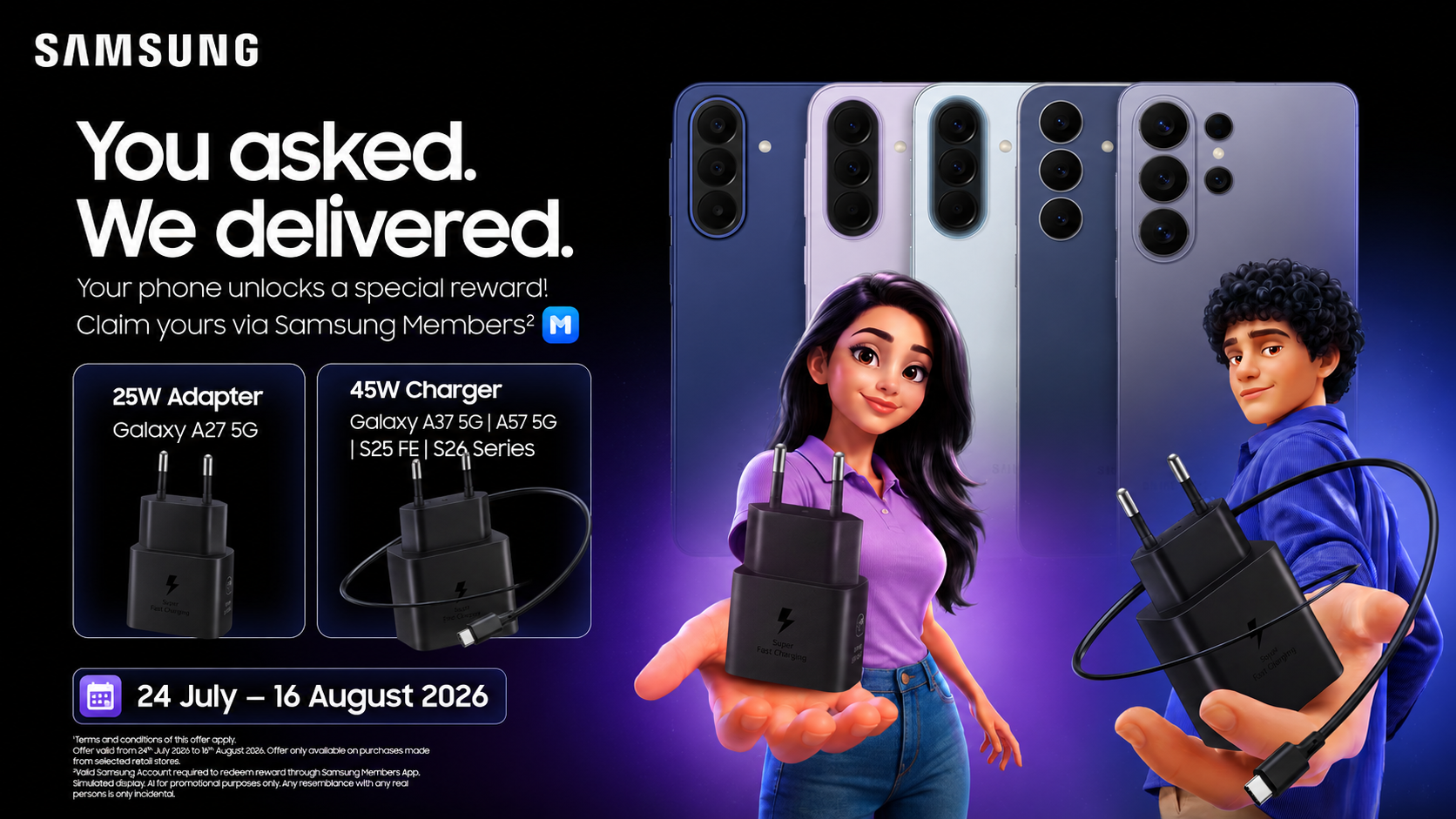 Samsung Galaxy Free Charger Offer 2026